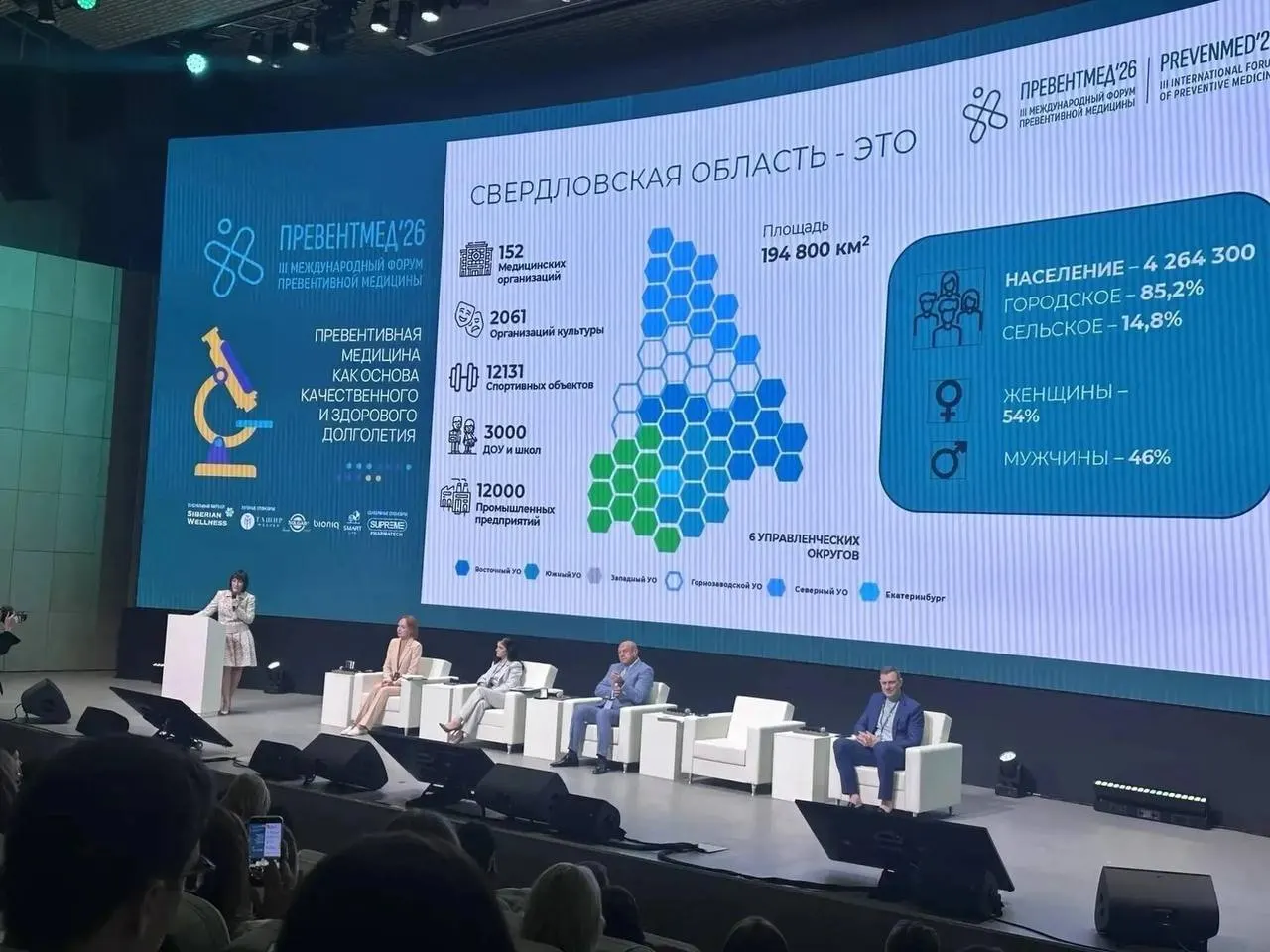 На международном форуме в Москве Татьяна Савинова рассказала о региональной стратегии продления жизни — с упором на профилактику, здоровые привычки и поддержание здоровья на всех этапах жизни.