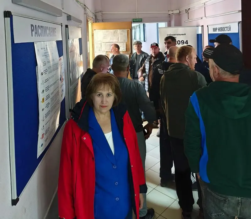 Ганзя заявила, что парламент, избранный с многочисленными нарушениями, нелегитимен; она заняла третье место в Чертановском округе.