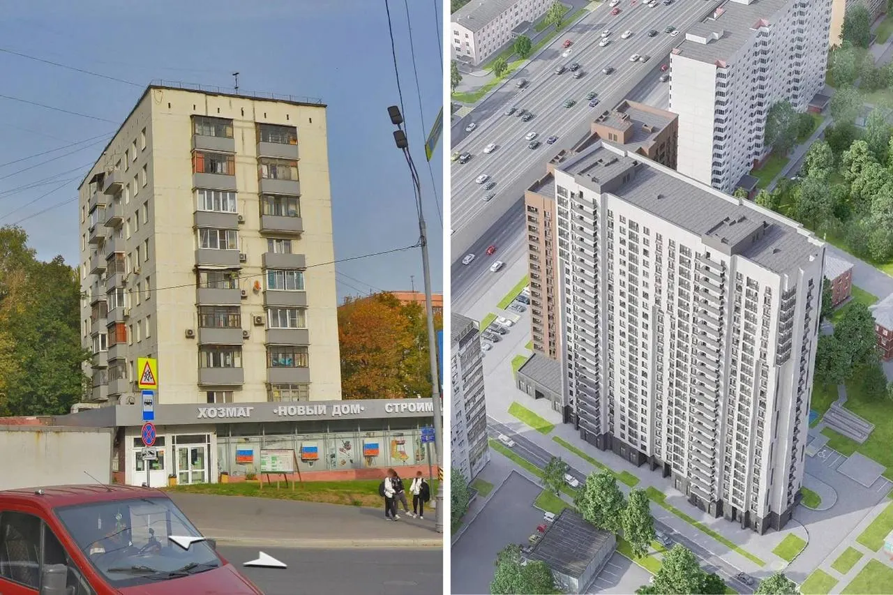 Реновация охватит шесть микрорайонов Можайского района: под снос попадут преимущественно четырех- и пятиэтажки 1950–1960-х годов, а также несколько более старых зданий. В проекте также указаны школы и детский сад.