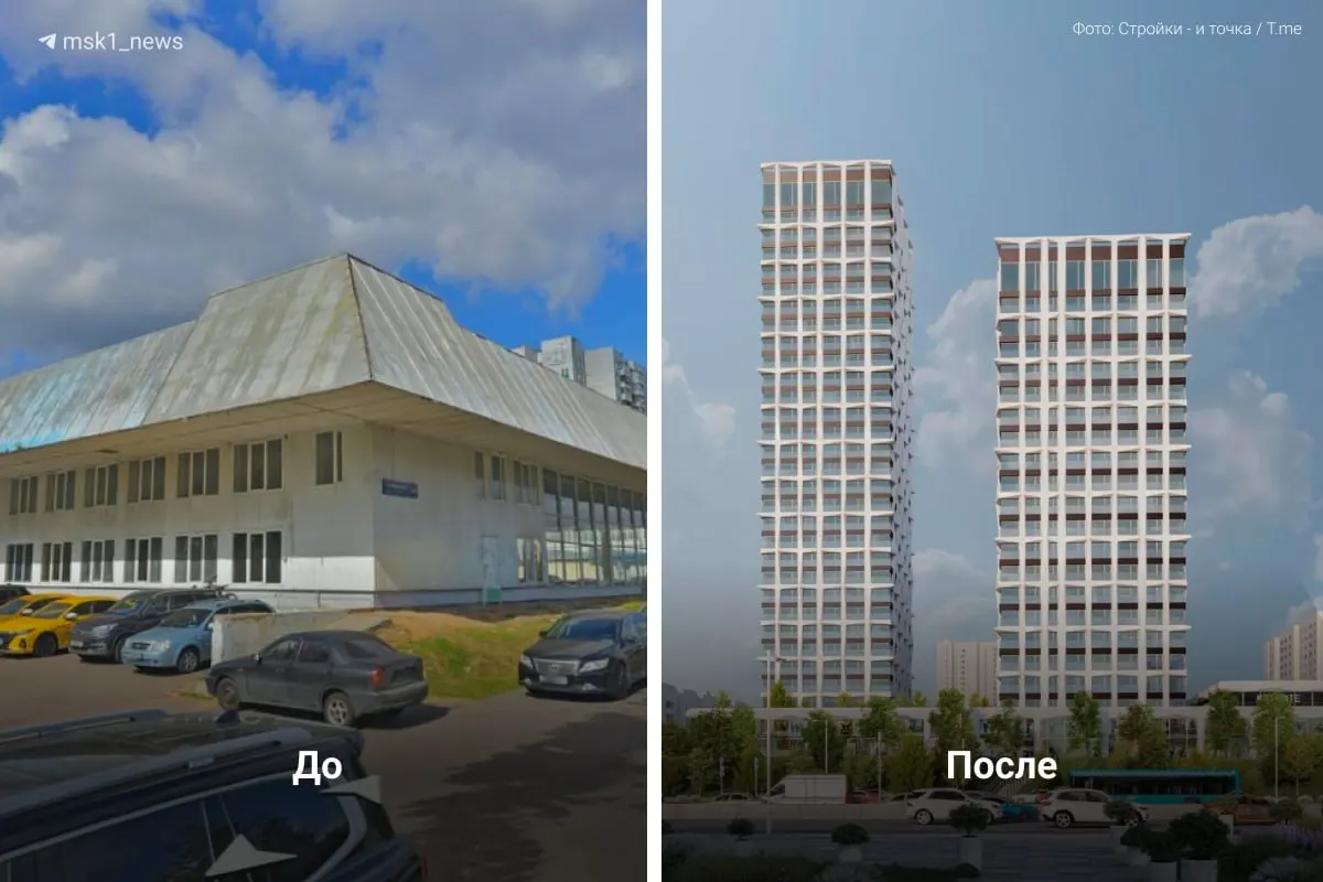 На месте пустующего здания на Варшавском шоссе, вл. 146, одобрили проект многофункционального жилого комплекса с двумя башнями и торговой зоной. Внешний облик проекта ещё не утверждён.
