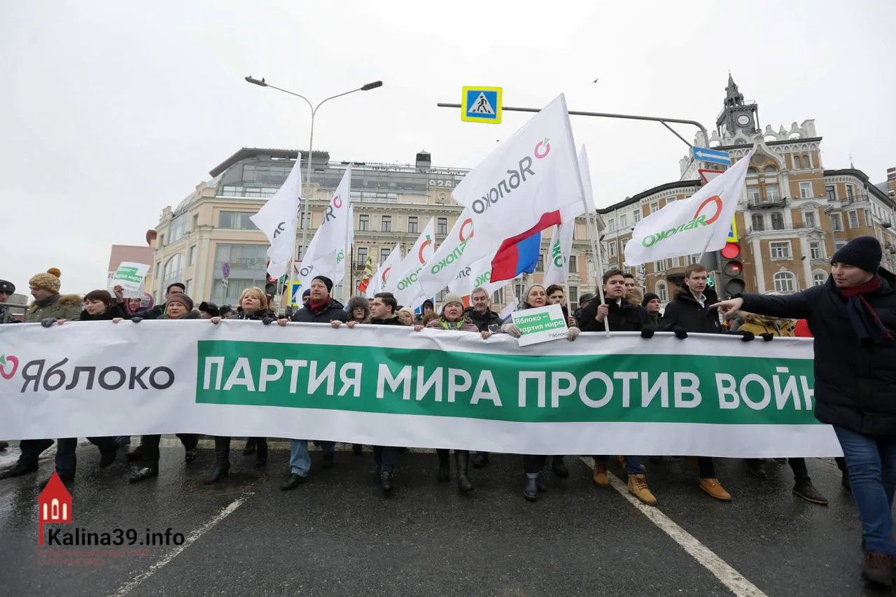 Регистрация федерального списка «Яблока» объясняют желанием канализировать протестные настроения в безопасное для власти русло. Партия остаётся единственной легально зарегистрированной силой, открыто выступающей против войны, но многие её видные фигуры не допущены к выборам.