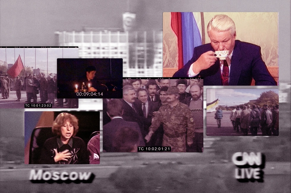 В начале октября 1993 года столкновение между президентской/исполнительной властью и парламентом вылилось в открытый вооружённый конфликт: блокада Белого дома, штурм Останкино и обстрел парламента. Конфликт завершился арестами лидеров оппозиции, значительными жертвами и последующей конституционной реформой.