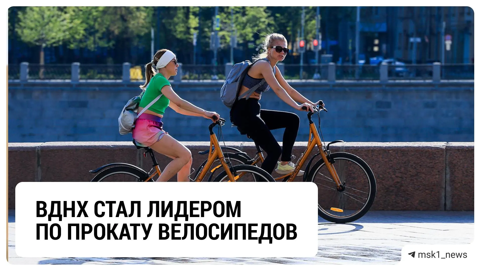 За сезон москвичи активно пользуются прокатом: десятки тысяч поездок на ВДНХ, в Сокольниках и в парке Горького.